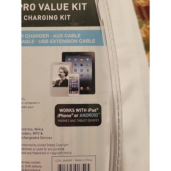 iPhone iPad Android USB ITek Charger Pro All In One Charging Kit Home/Car - Picture 5 of 6